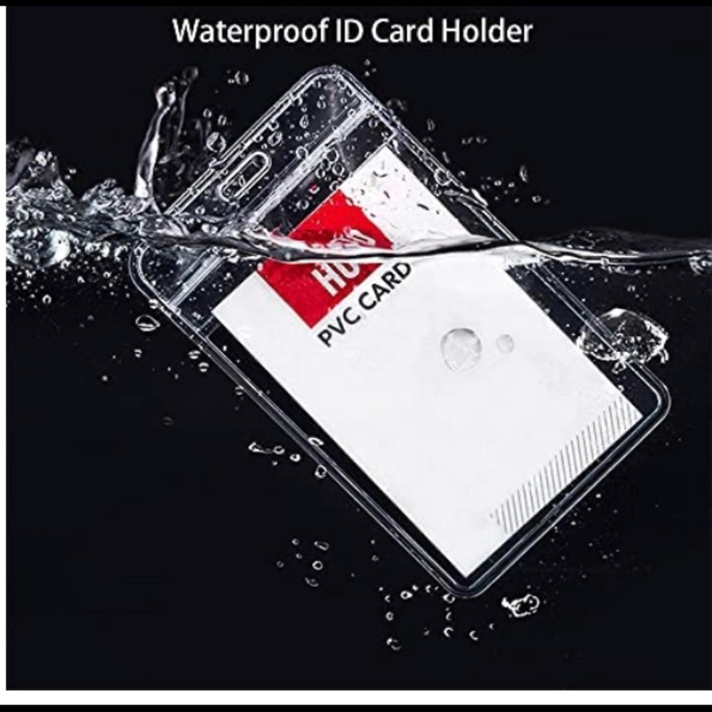 π ID Badge Holder with 1 Clear ID Window - Picture 4 of 8